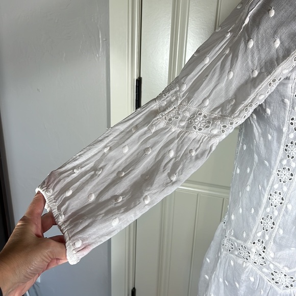 Lucky Brand White Embroidered Mini Dress - Women’s S - Picture 3 of 6